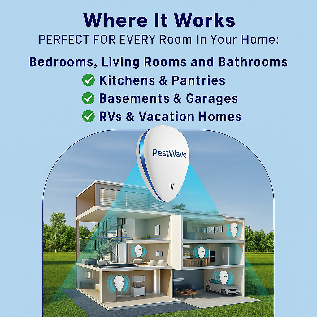 PestWave™ 2025 Upgraded Pest Repeller Banish Pests For Good